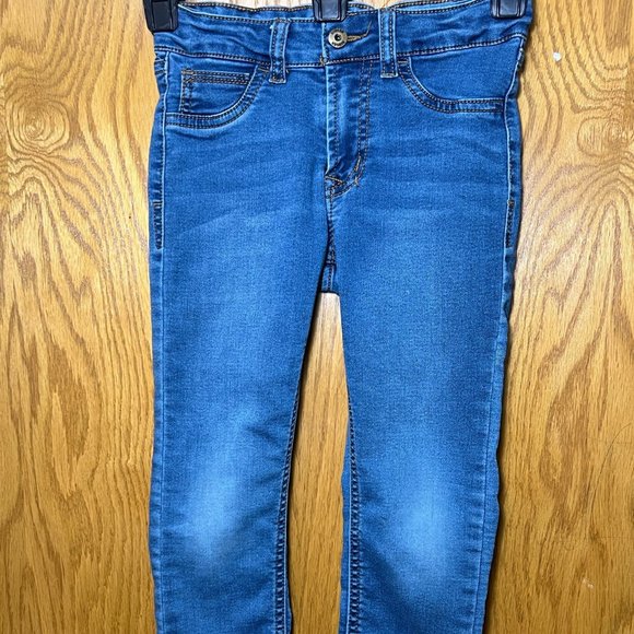 Hudson Medium Wash Skinny Jean Girls Sz 7 Stretchy Adjustable Comfortable - Picture 1 of 16